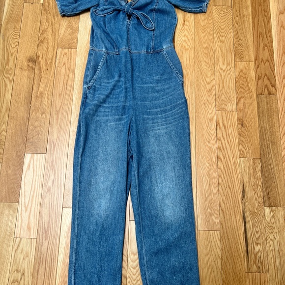 La vie by Rebecca Taylor denim jumpsuit M - Picture 2 of 3